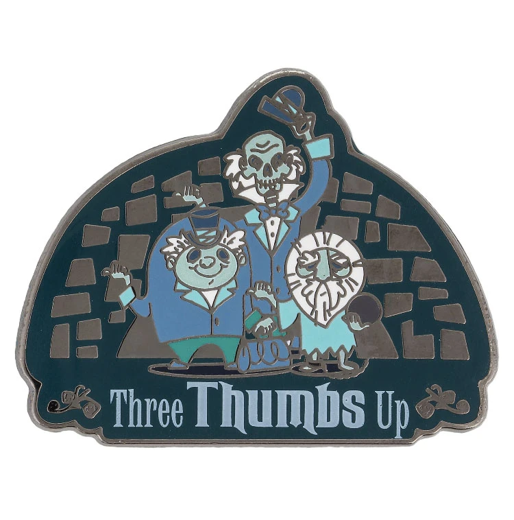 Disney Haunted Mansion Pin - Hitchhiking Ghosts - Three Thumbs Up 3 Disney Haunted Mansion Pin - Hitchhiking Ghosts - Three Thumbs Up