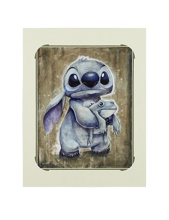 Disney Wilson Art Print - Toad Hug - Stitch And Toad 3 Disney Wilson Art Print - Toad Hug - Stitch And Toad