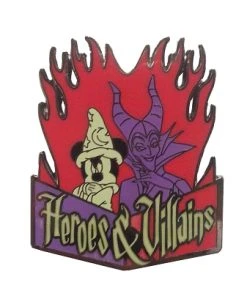 Disney Rock Your Disney Side Pin - Heroes & Villains Mickey Maleficent