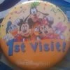 Disney Souvenir Button - Mickey Mouse And Friends - First Visit