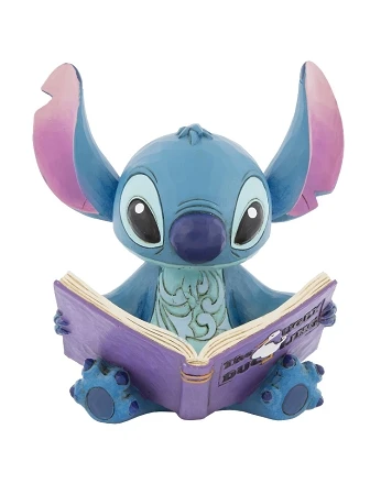 Disney Jim Shore Figurine - Stitch - Reading 3 Disney Jim Shore Figurine - Stitch - Reading