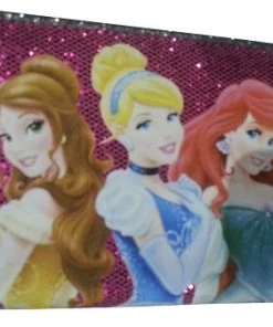 Disney Wallet - Princess - Glitter Pink