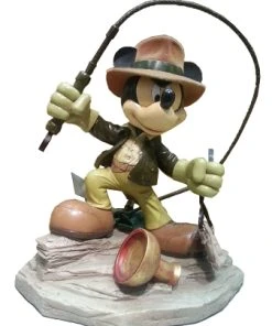 Disney Medium Figure Statue - Mickey Mouse - Indiana Jones