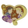 Disney Valentine's Day Pin - 2016 Rapunzel And Flynn -Disney Sales Shop pins valentines day 2016