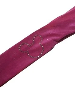 Disney Stretchy Headband - Mickey Mouse Gem Icon - Pink