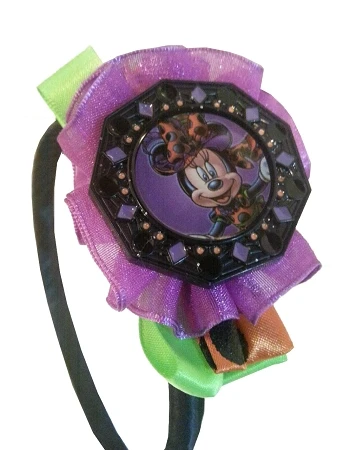 Disney Headband - Halloween - Minnie Mouse 3 Disney Headband - Halloween - Minnie Mouse