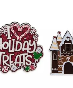 Disney Holiday Pin Set - I Love Holiday Treats - Set Of 2
