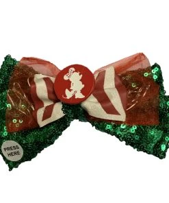 Disney Hair Bow - Holiday Minnie Mouse - Light Up
