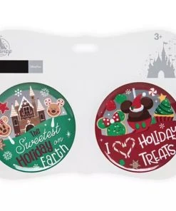 Disney Souvenir Button Set - Holiday Treats - Set Of 2