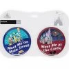 Disney Souvenir Button Set - Main Street U.S.A And Fantasyland Castle -Disney Sales Shop sc102390