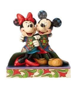 Disney Jim Shore Figure - Mickey And Minnie With Quilt