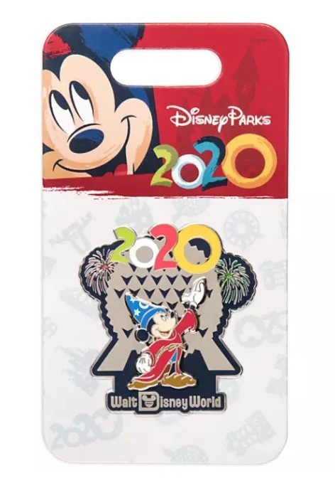 Disney 2020 Pin - Sorcerer Mickey At Spaceship Earth 3 Disney 2020 Pin - Sorcerer Mickey At Spaceship Earth