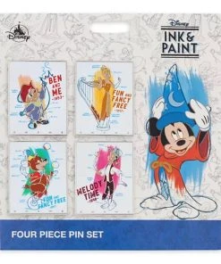 Disney Pin Set - Disney Ink & Paint - 4 Pins