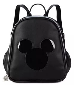 Disney Pin Trading Display Backpack - Mickey Mouse Icon - Black