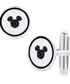 Disney Crislu Cufflinks - Mickey Mouse Icon