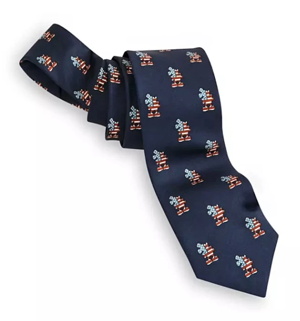 Disney Silk Tie For Adults - Mickey Mouse Americana 3 Disney Silk Tie For Adults - Mickey Mouse Americana