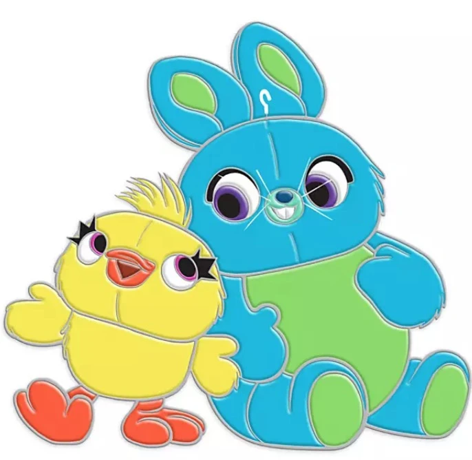 Disney Toy Story Pin - Ducky And Bunny 3 Disney Toy Story Pin - Ducky And Bunny