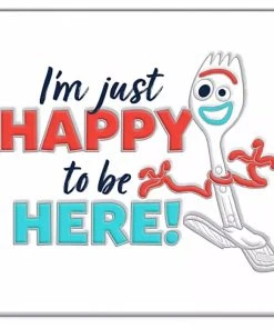 Disney Toy Story Pin - Forky - Happy To Be Here