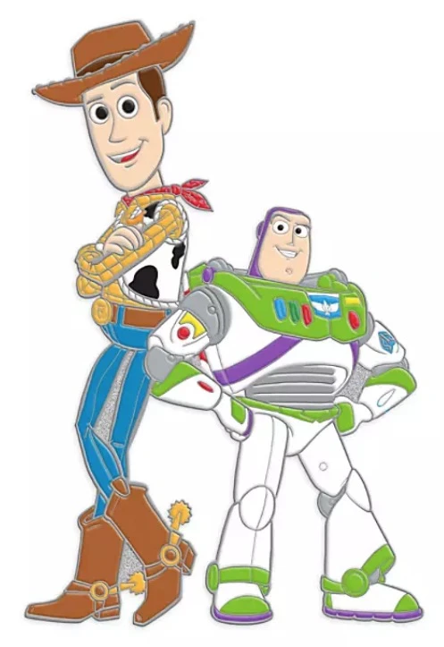 Disney Toy Story Pin - Woody And Buzz 3 Disney Toy Story Pin - Woody And Buzz