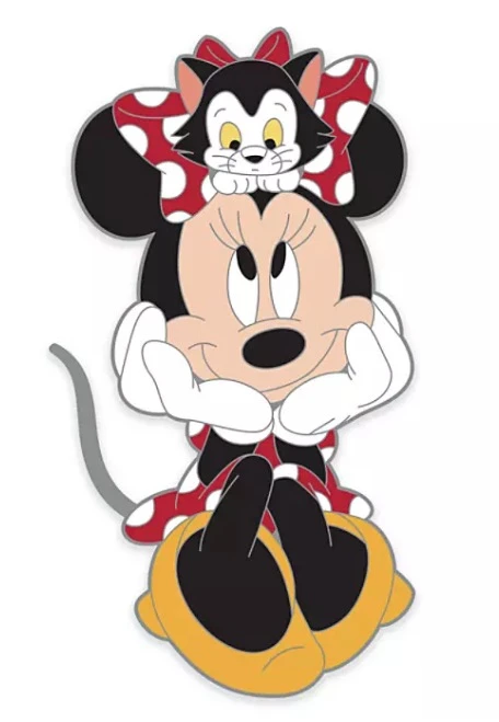 Disney Minnie Pin - Minnie Mouse And Figaro 3 Disney Minnie Pin - Minnie Mouse And Figaro