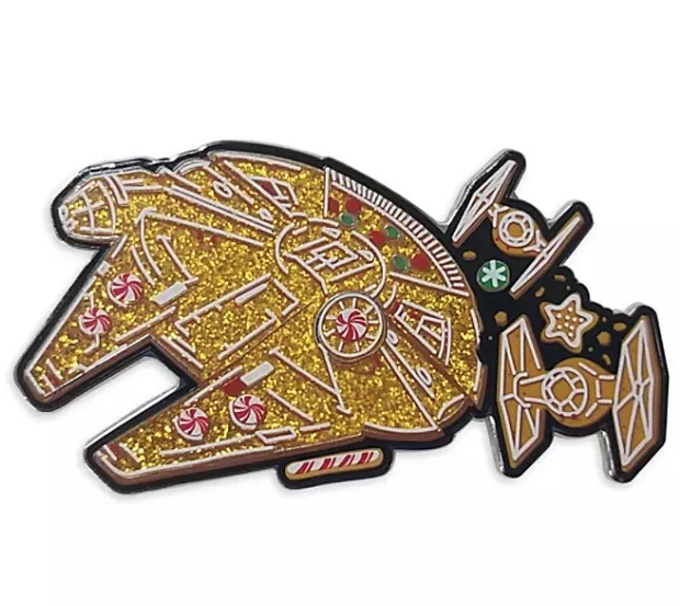 Disney Holiday Pin - Millennium Falcon - Star Wars 3 Disney Holiday Pin - Millennium Falcon - Star Wars