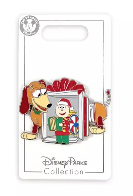 Disney Holiday Pin - Slinky Dog And Tinny - Toy Story 3 Disney Holiday Pin - Slinky Dog And Tinny - Toy Story