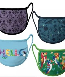Disney Face Mask Set - Disney Attractions - Set Of 4