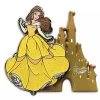 Disney Beauty And The Beast Pin - Belle With Castle 1 Disney Beauty And The Beast Pin - Belle With Castle -Disney Sales Shop sc139306
