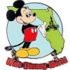 Disney 50th Anniversary Pin - Mickey Mouse Map Of Florida 2 Disney 50th Anniversary Pin - Mickey Mouse Map Of Florida -Disney Sales Shop sc15087