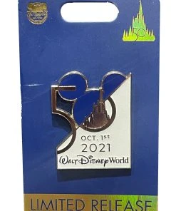 Disney 50th Anniversary Pin - 50th Logo - Opening Day