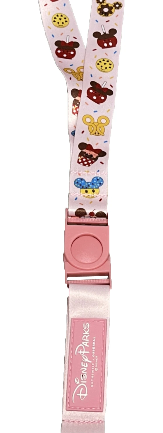 Disney Reversible Pin Lanyard - Mickey Mouse Treats 3 Disney Reversible Pin Lanyard - Mickey Mouse Treats