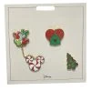 Disney Pin Set - 2021 Holiday - Set Of 4