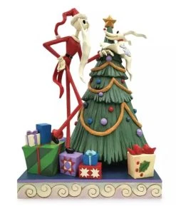 Disney Jim Shore Figurine - Nightmare Before Christmas - Decking The Halls