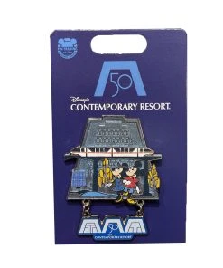Disney Resort Pin - 50th Anniversary - Contemporary Resort
