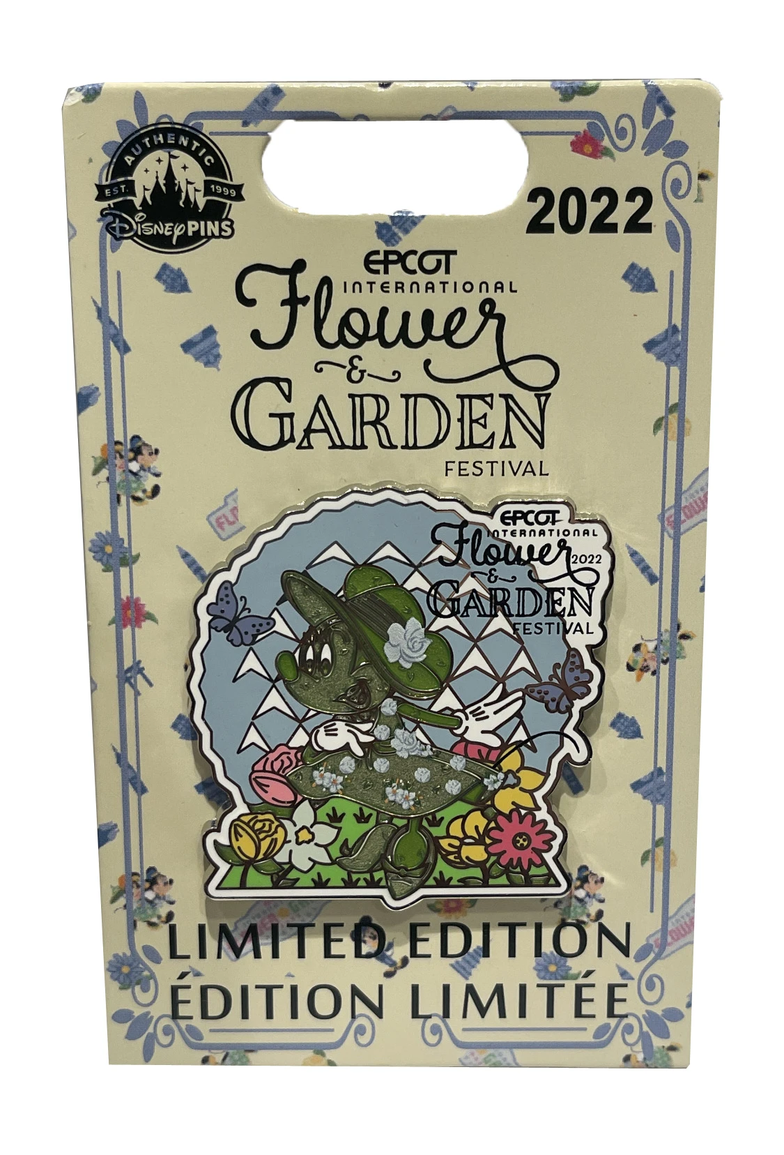 Disney Flower & Garden Festival Pin - 2022 Minnie Mouse - Limited 2 Disney Flower & Garden Festival Pin - 2022 Minnie Mouse - Limited