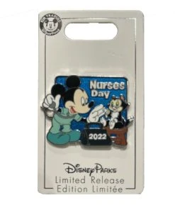 Disney Nurse's Day Pin - 2022 Mickey & Figaro