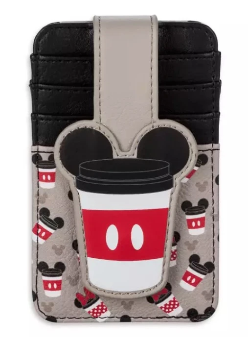 Disney Card Wallet - Mickey And Minnie Coffee Cup 3 Disney Card Wallet - Mickey And Minnie Coffee Cup