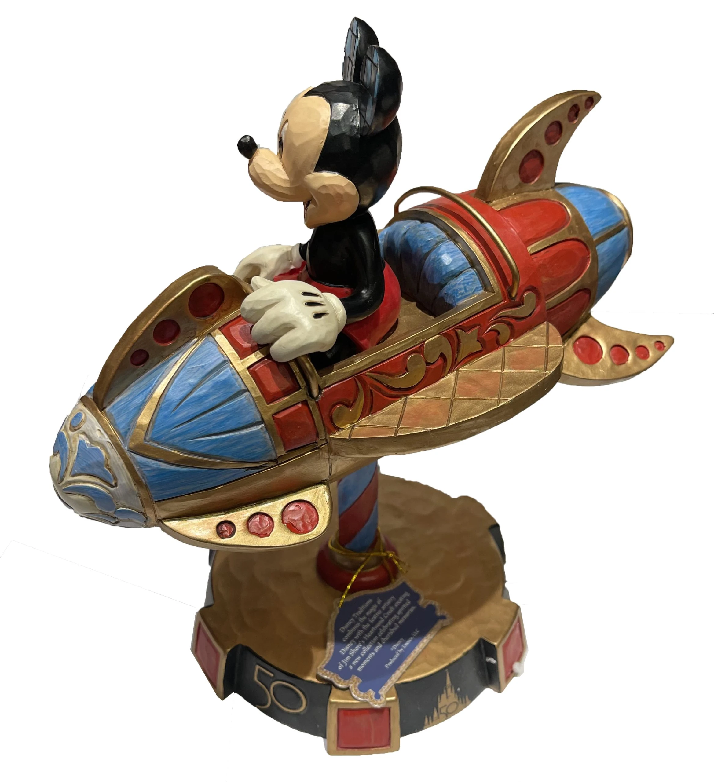 Disney Jim Shore Figurine - Mickey Mouse - Astro Orbiter 3 Disney Jim Shore Figurine - Mickey Mouse - Astro Orbiter
