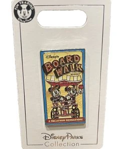 Disney Board Walk Resort Pin - Mickey And Minnie Mouse