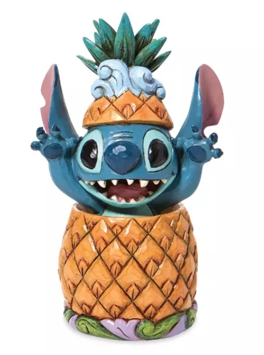 Disney Jim Shore Figurine - Stitch - Pineapple Pal 3 Disney Jim Shore Figurine - Stitch - Pineapple Pal
