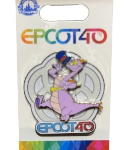 Disney Epcot Pin - 40th Anniversary - Figment With Hat