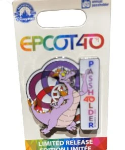 Disney Epcot Pin - 40th Anniversary - Figment Passholder