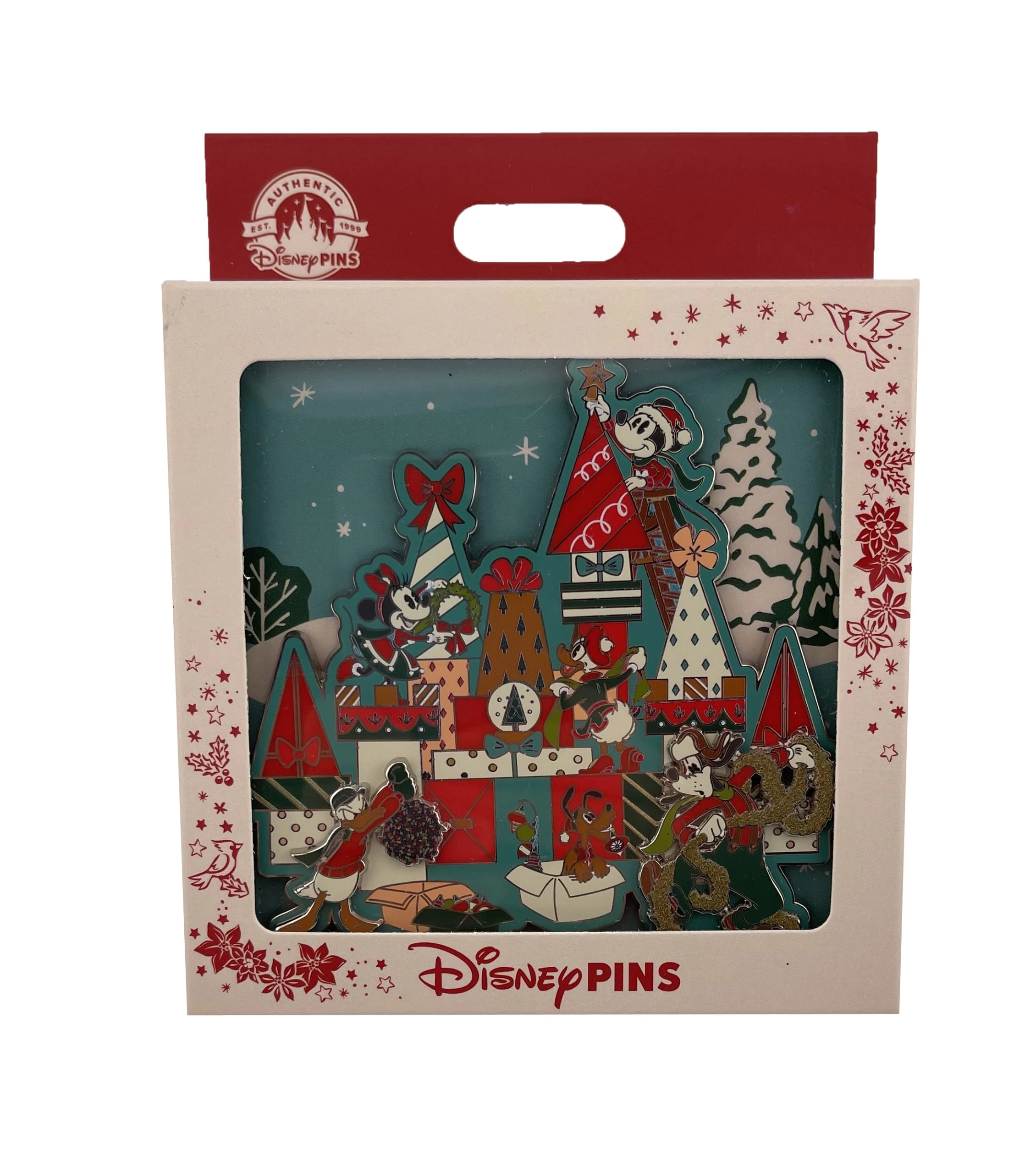 Disney Holiday Pin - 2022 Mickey And Friends Castle - Jumbo 3 Disney Holiday Pin - 2022 Mickey And Friends Castle - Jumbo