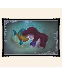 Disney Noah Art Print - The Little Mermaid - Ariel And Flounder