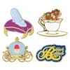 Disney Pin Booster Set - Cinderella Flair - 4 Pins -Disney Sales Shop ujba4h9734