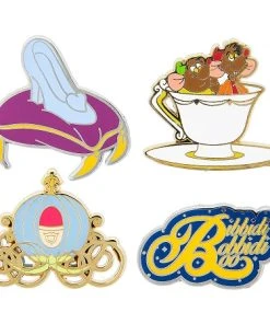 Disney Pin Booster Set - Cinderella Flair - 4 Pins