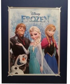 Disney Art Print - Frozen - Anna, Elsa, Kristoff, And Olaf
